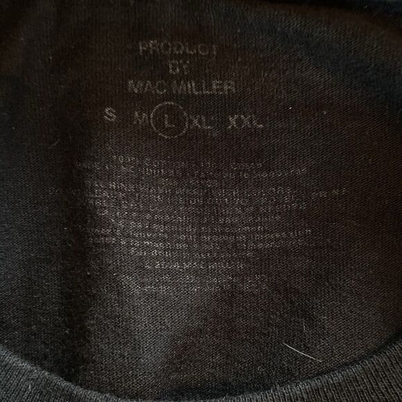 Mac Miller T Shirt Mens Large Black Short Sleeve Cotton Tour 2018 Hip Hop Music - Picture 9 of 10